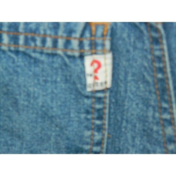 Guess USA Overalls Denim Blue Jeans Kids Youth Pants Size Medium - Picture 4 of 8